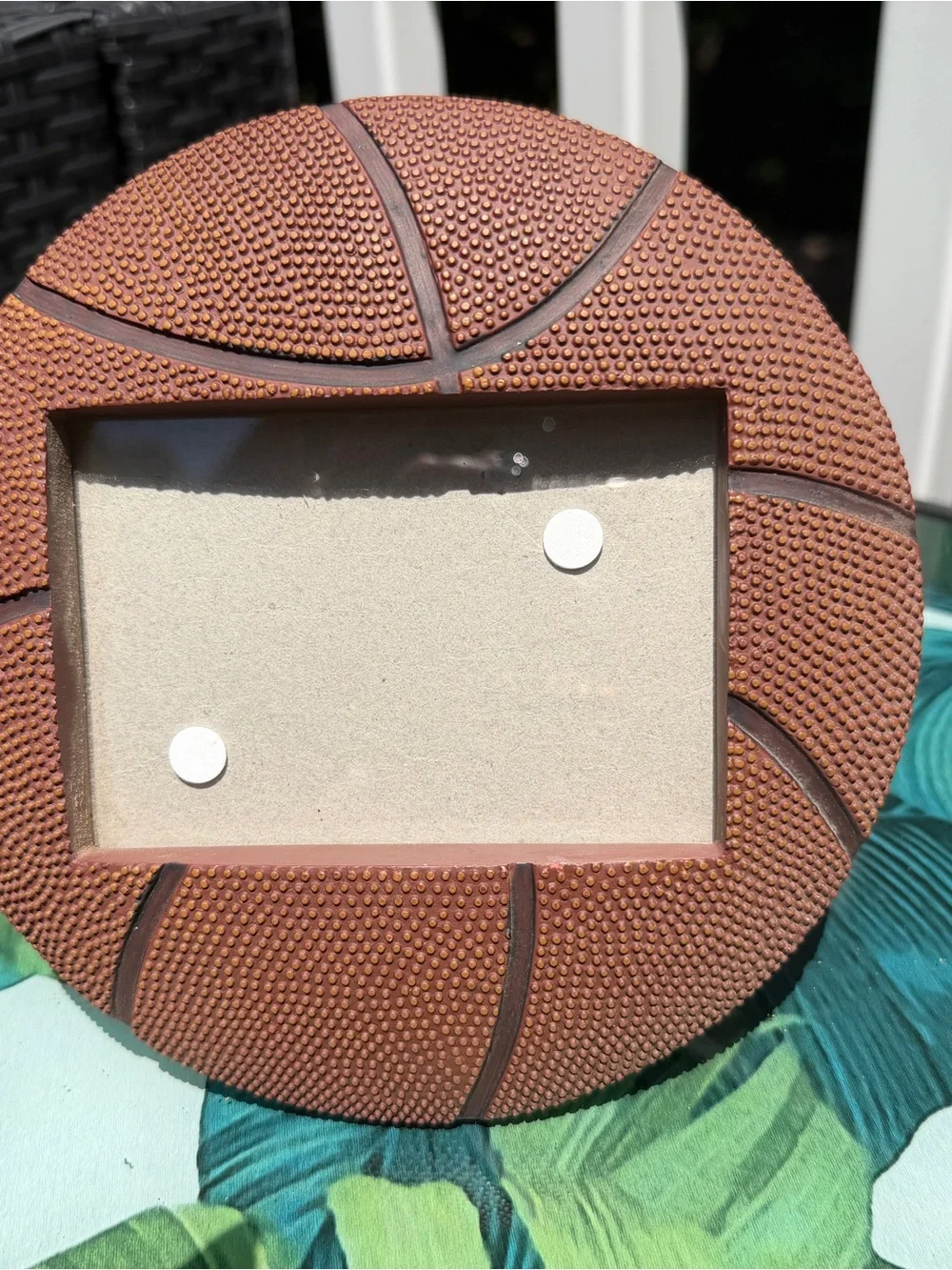 Basketball Shaped Picture Frame
